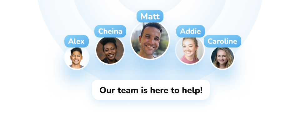 Dedicated support team to assist with event planning